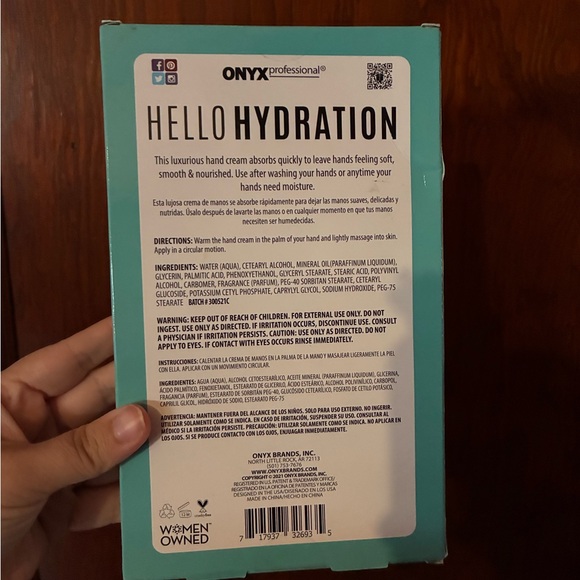 Onyx Professional Hand Cream Set - Picture 2 of 2